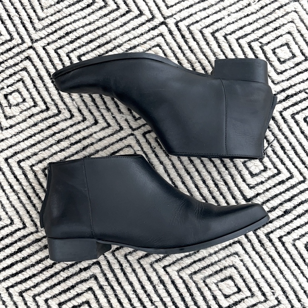 Intentionally Blank pixie pointed bootie shootie
